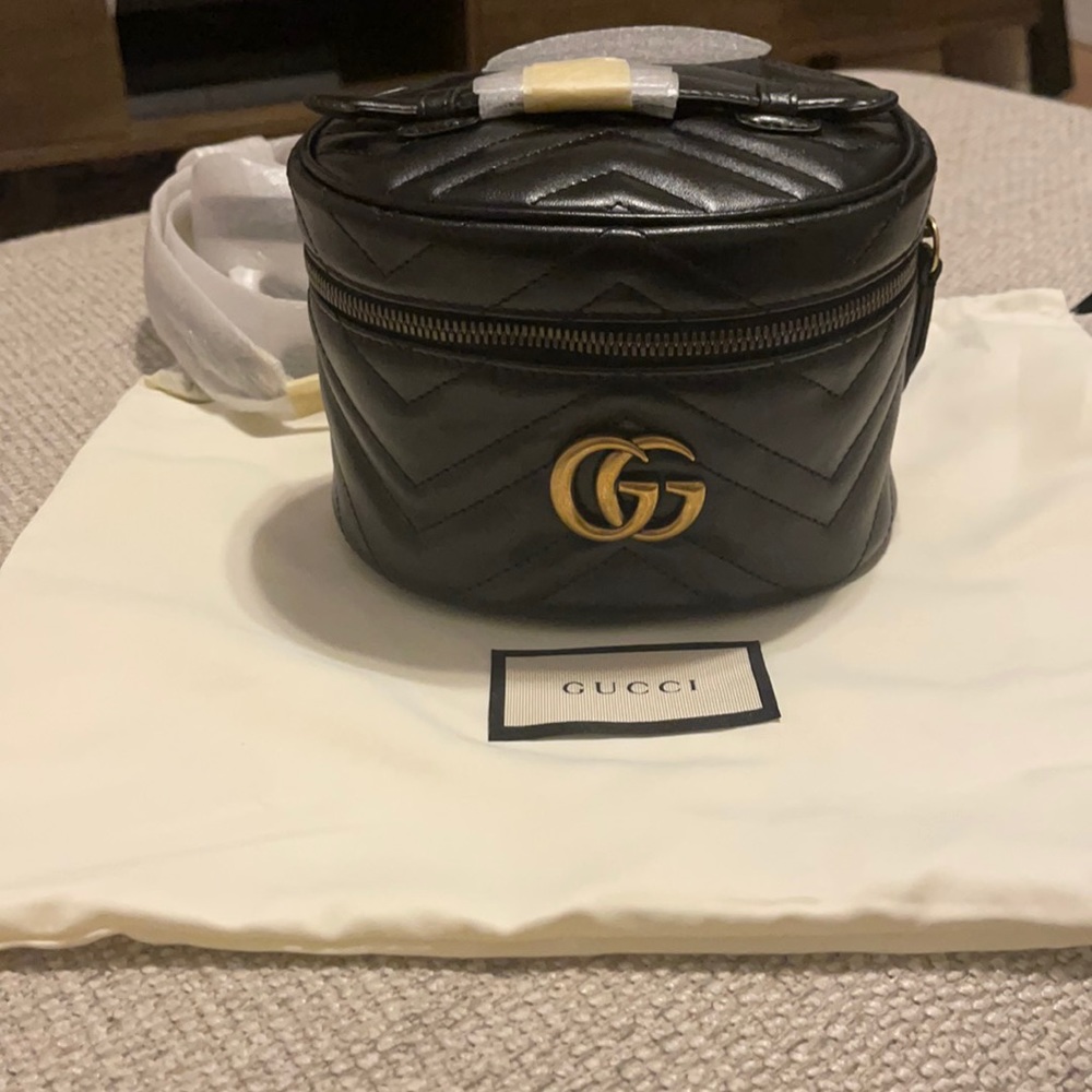 Gucci Marmont Calfskin Matelasse Mini GG backpack